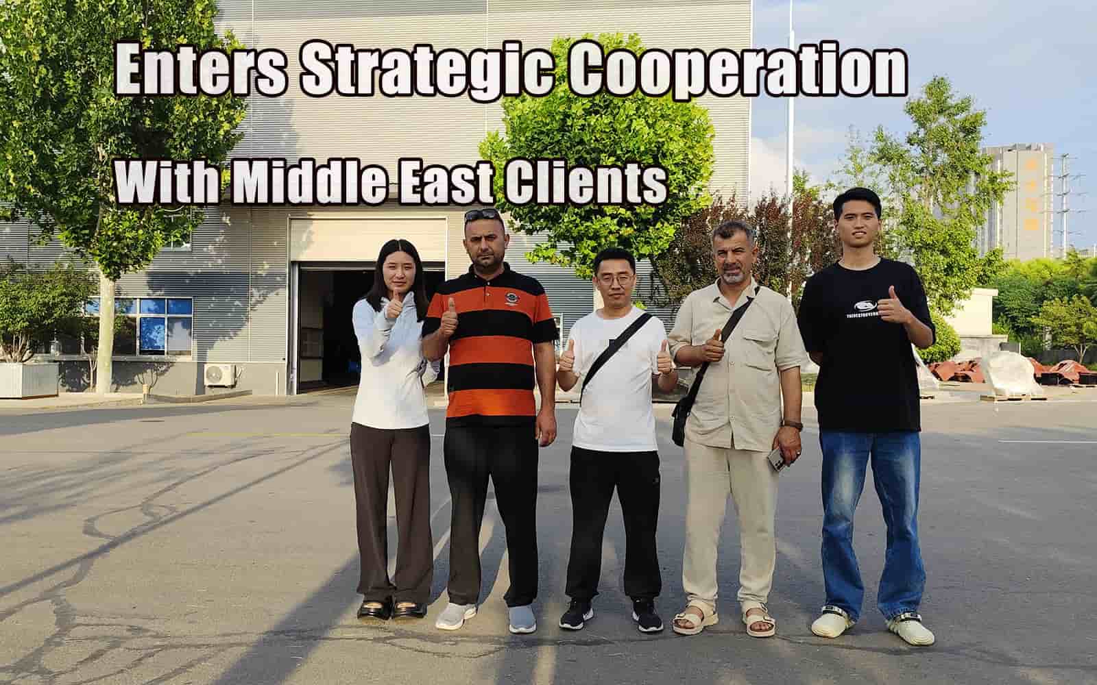 ZoNuo начинает стратегическое сотрудничество с клиентами на Ближнем Востоке. Дизельные вилочные погрузчики завоевывают признание на международном рынке.