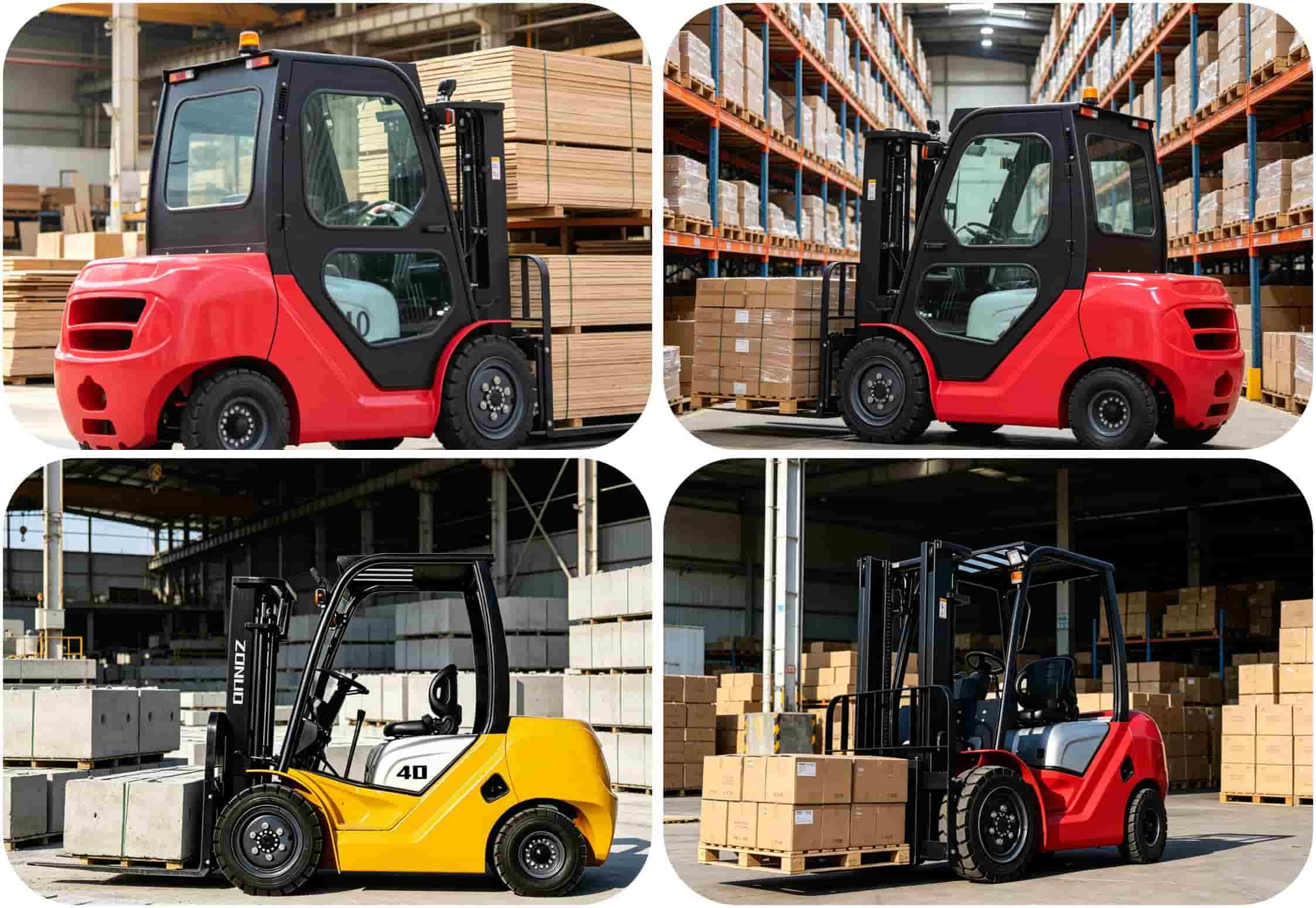 4000kg Industrial Diesel Forklift For Sale