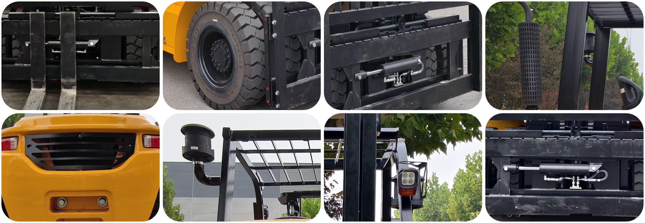 Isuzu Engine Heavy Capacity Diesel Forklift 6000kg